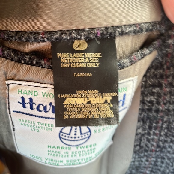 Harris Tweed aprox size 46L-48R sports jacket by Moores - Picture 10 of 12